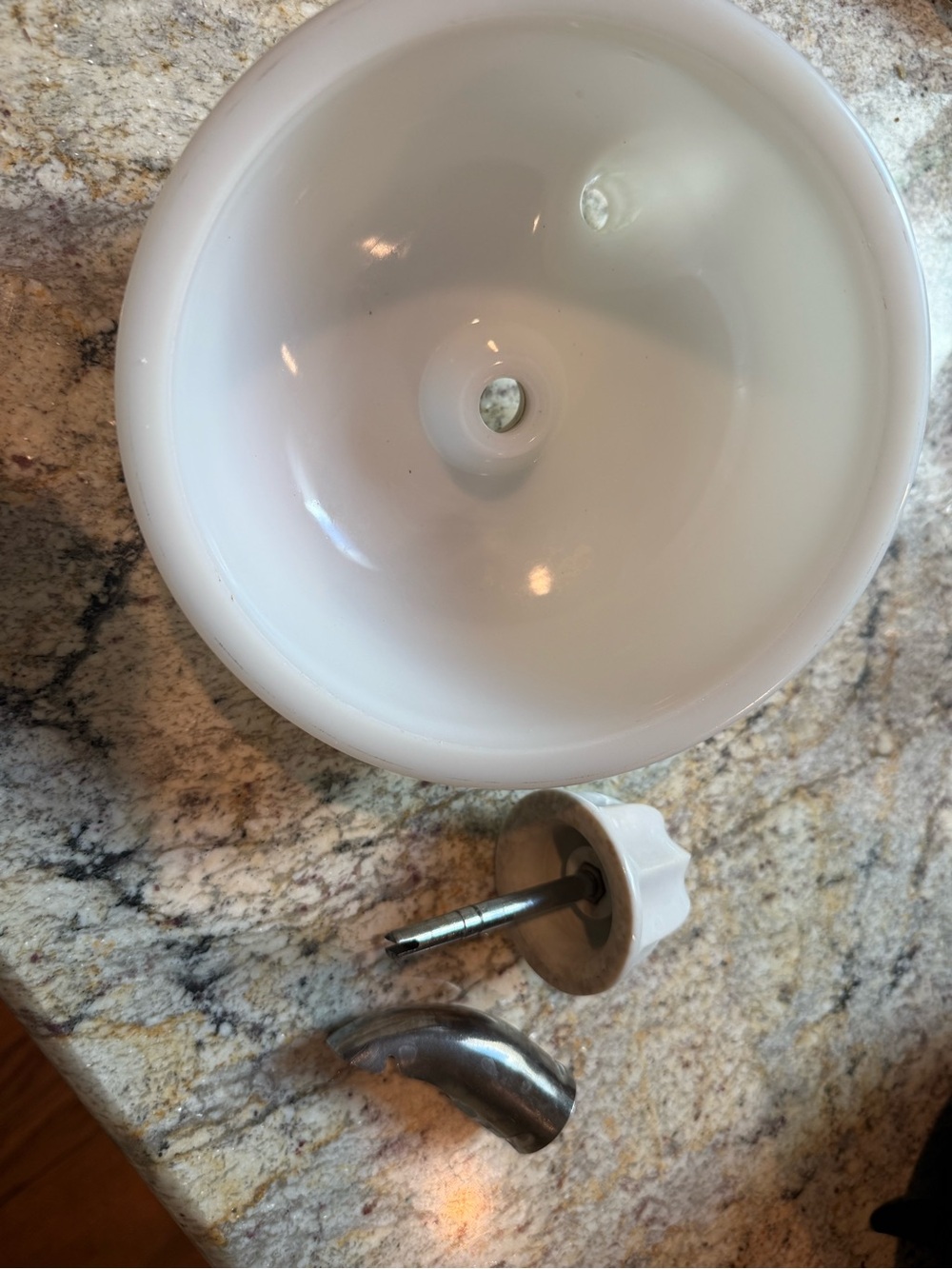 Sunbeam milk glass juicer attachment